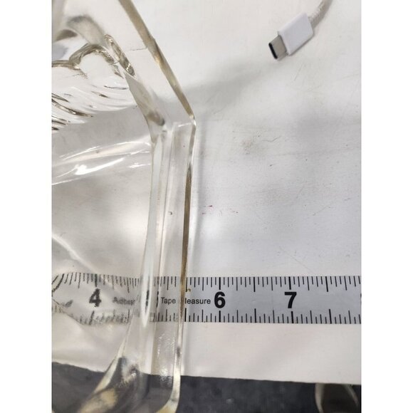 Vintage 1930s Clear Federal Pressed Glass Horse Head Stallion Book End - Picture 6 of 7